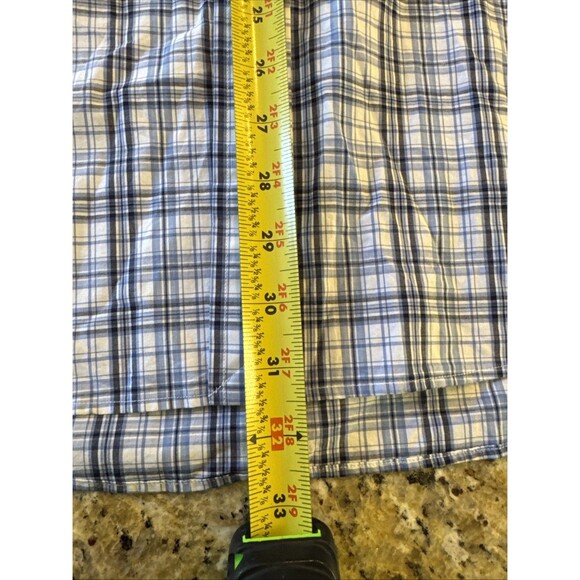 Polo Ralph Lauren Oxford Shirt Mens XL Classic Fit Blue Plaid Pony - Picture 8 of 9